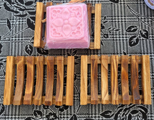 Wooden Soap Dish Set of 3. - Sisters Soap Kitchen