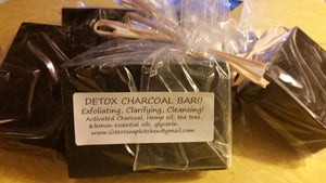 Charcoal Cleansing Bar Set of 3 - Sisters Soap Kitchen