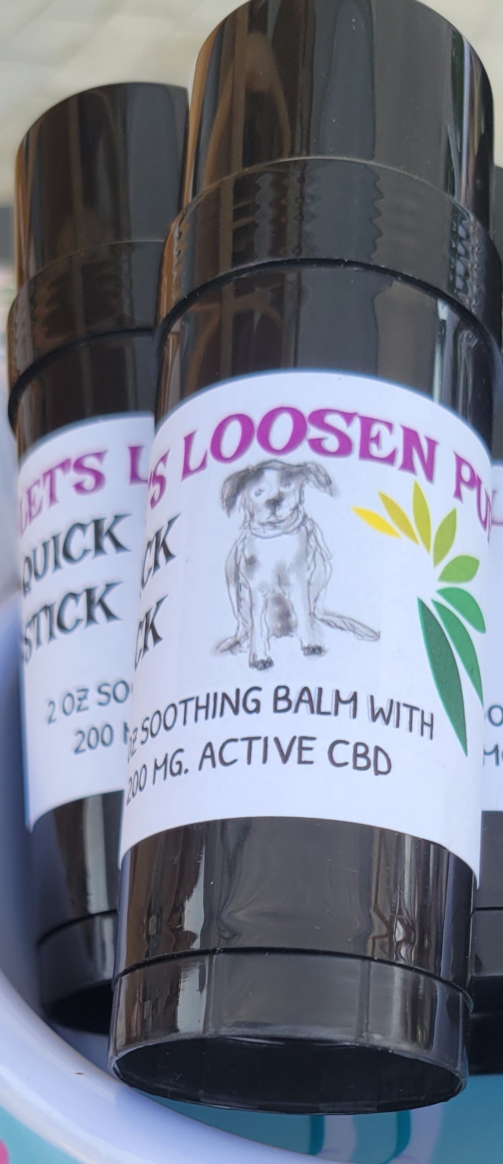 Let's Loosen Pup! Topical CBD salve for dogs. - Sisters Soap Kitchen