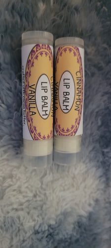 All Natural Lip Balm Set of 4 Cinnamon Vanilla or Sweet Orange Lavender or Peppermint - Sisters Soap Kitchen