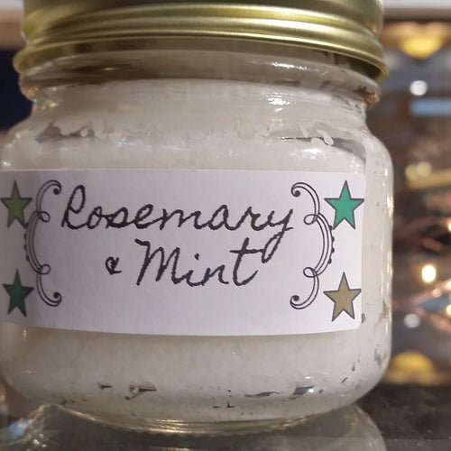 Rosemary Mint Sea Salt Scrub - Sisters Soap Kitchen