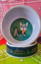 Load image into Gallery viewer, Man&#39;s Best Friend Gift Bowl! What&#39;s For Dinner??!! Deluxe. - Sisters Soap Kitchen
