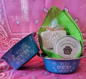 Man's Best Friend Dog Gift Bowl! You Had Me At Woof - Sisters Soap Kitchen