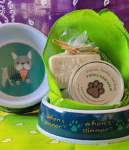 Load image into Gallery viewer, Man&#39;s Best Friend Gift Bowl! When&#39;s Dinner??!! - Sisters Soap Kitchen
