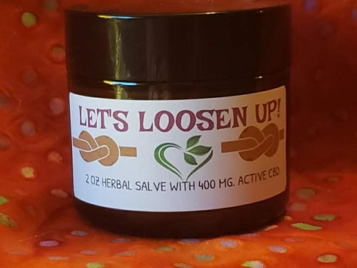 SALE!!! Let's Loosen Up! Enjoy TWO 2oz 400mg CBD salve jars...$100!! - Sisters Soap Kitchen