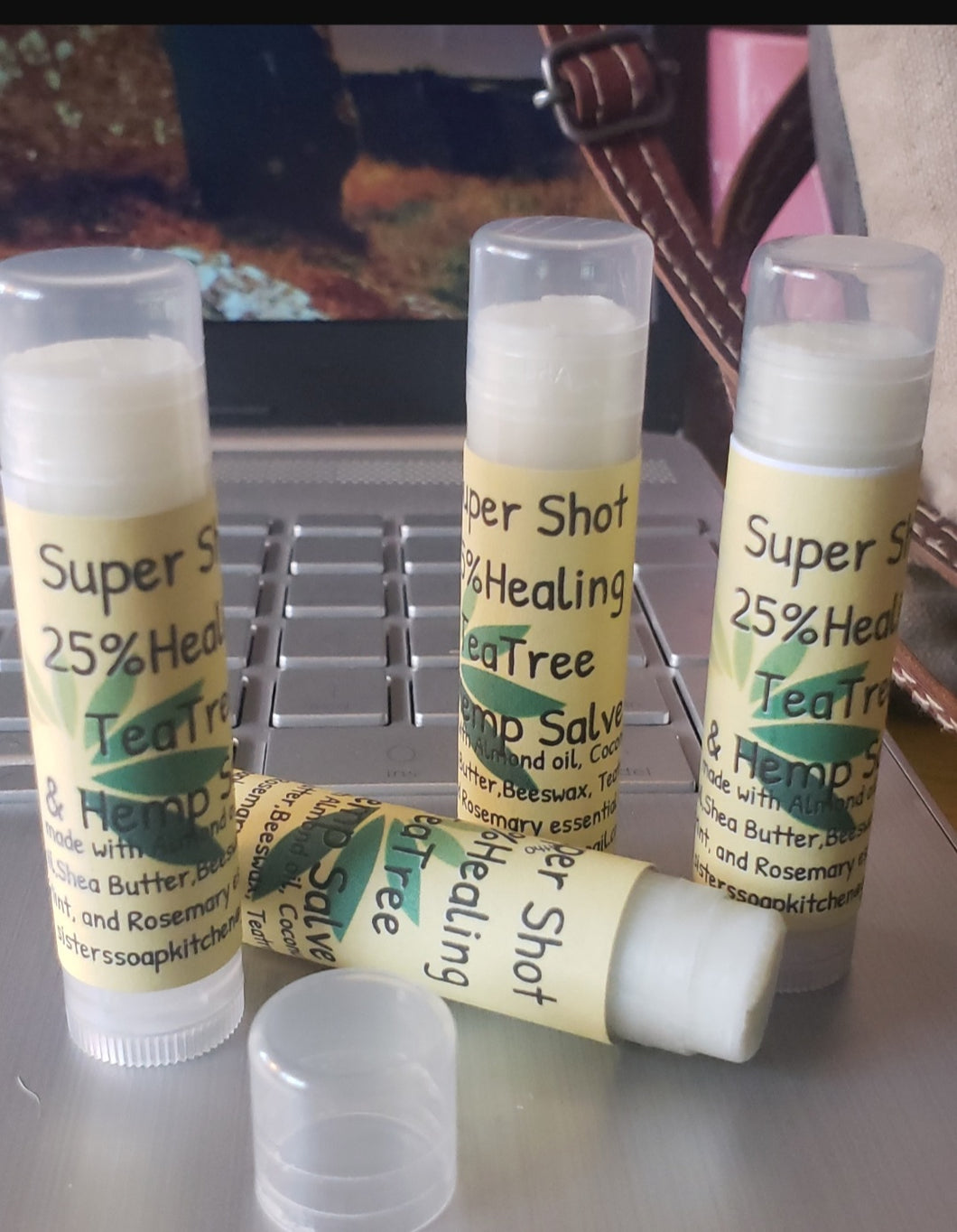 Super Shot! 25% Teatree & Hemp healing salve - Sisters Soap Kitchen