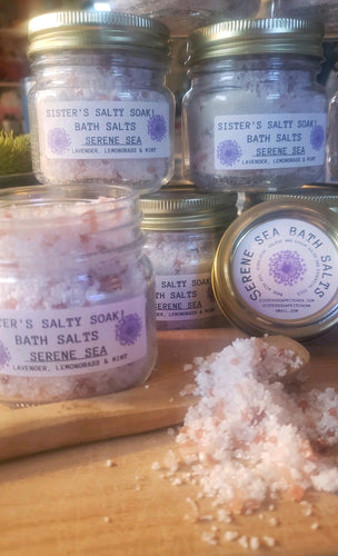 Sisters Salty Soak! Bath Salts. Serene Sea - Sisters Soap Kitchen