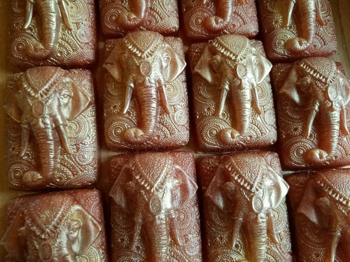 Handmade elephant soap in a decorative elephant box! - Sisters Soap Kitchen