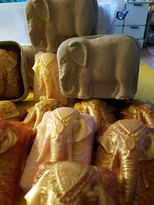 Handmade elephant soap in a decorative elephant box! - Sisters Soap Kitchen